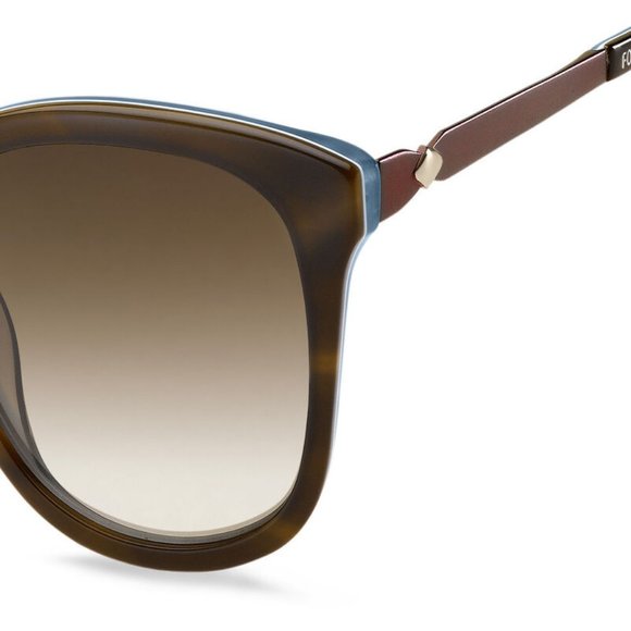 FOSSIL Rectangle HORN BROWN BLUE  Acetate Frame main image 4
